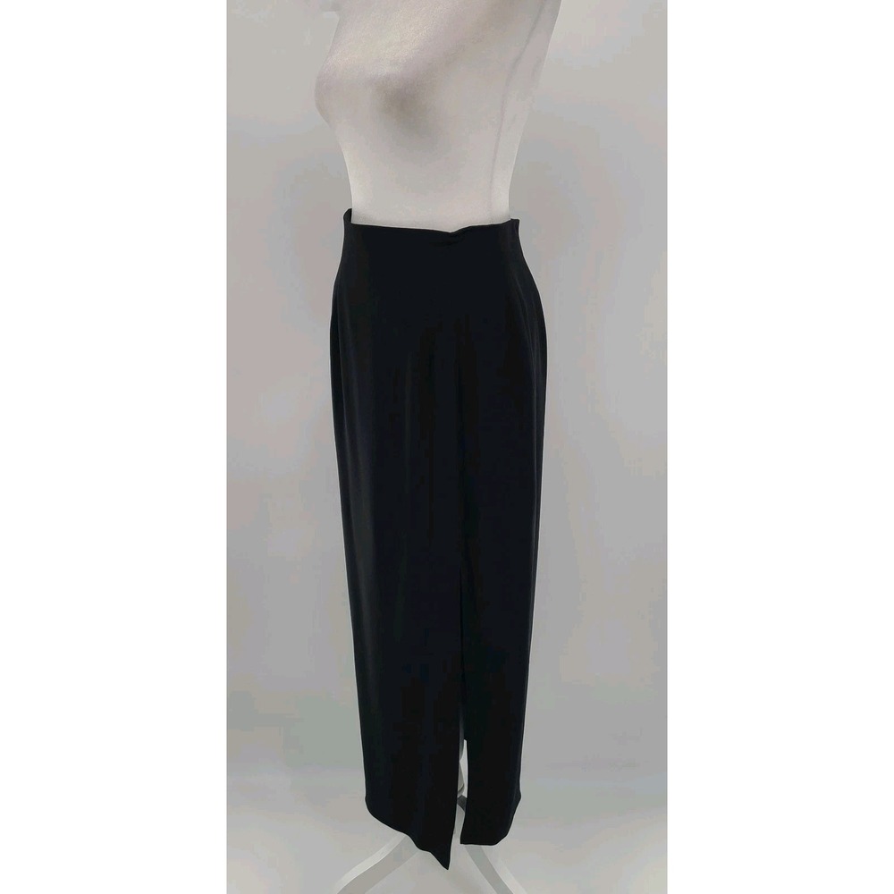 Vtg Y2K Gruppo Americano Maxi Skirt Sz 8 Black Lined Heritage Old Money Academia